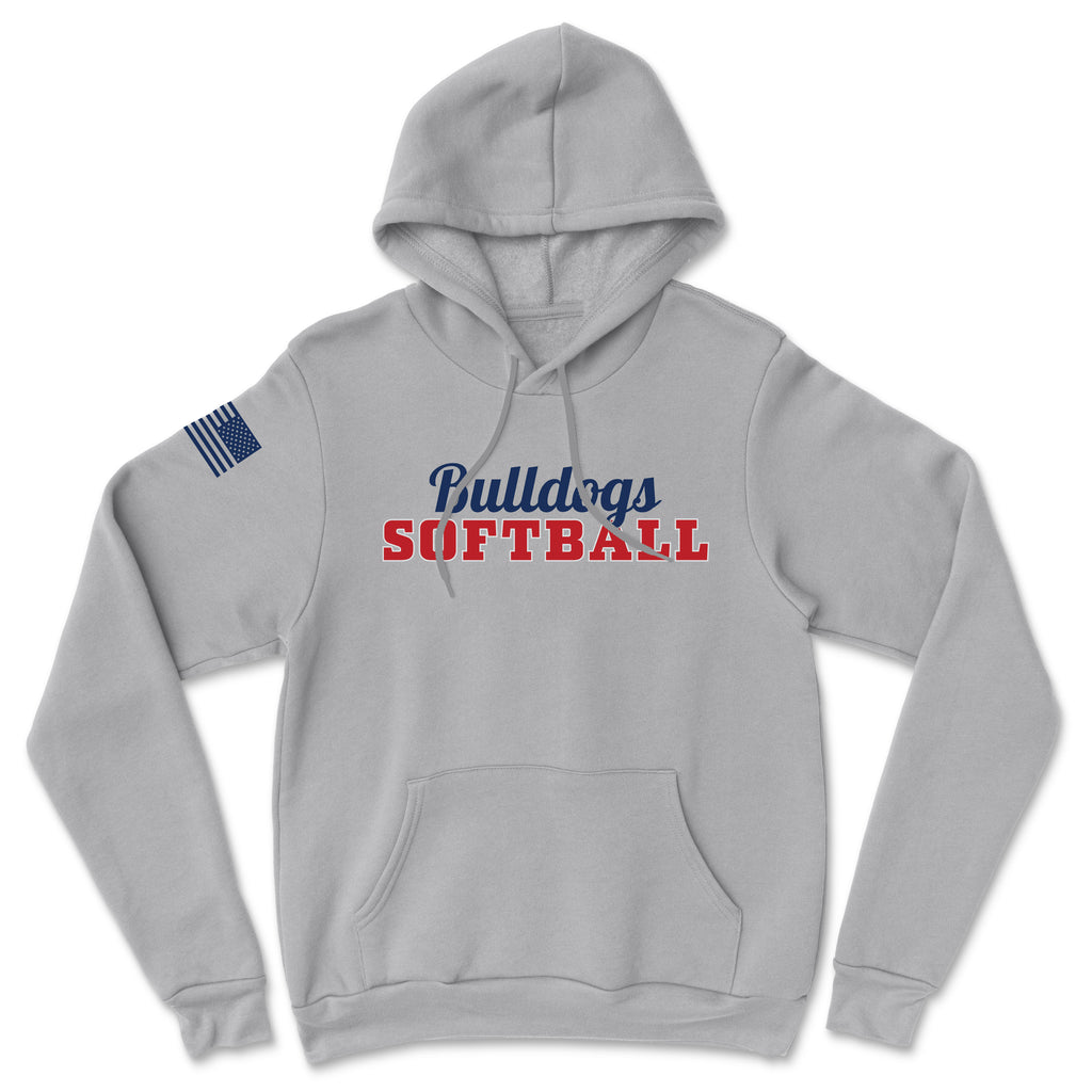 Unisex Bulldogs Softball Heavy Blend Hoodie