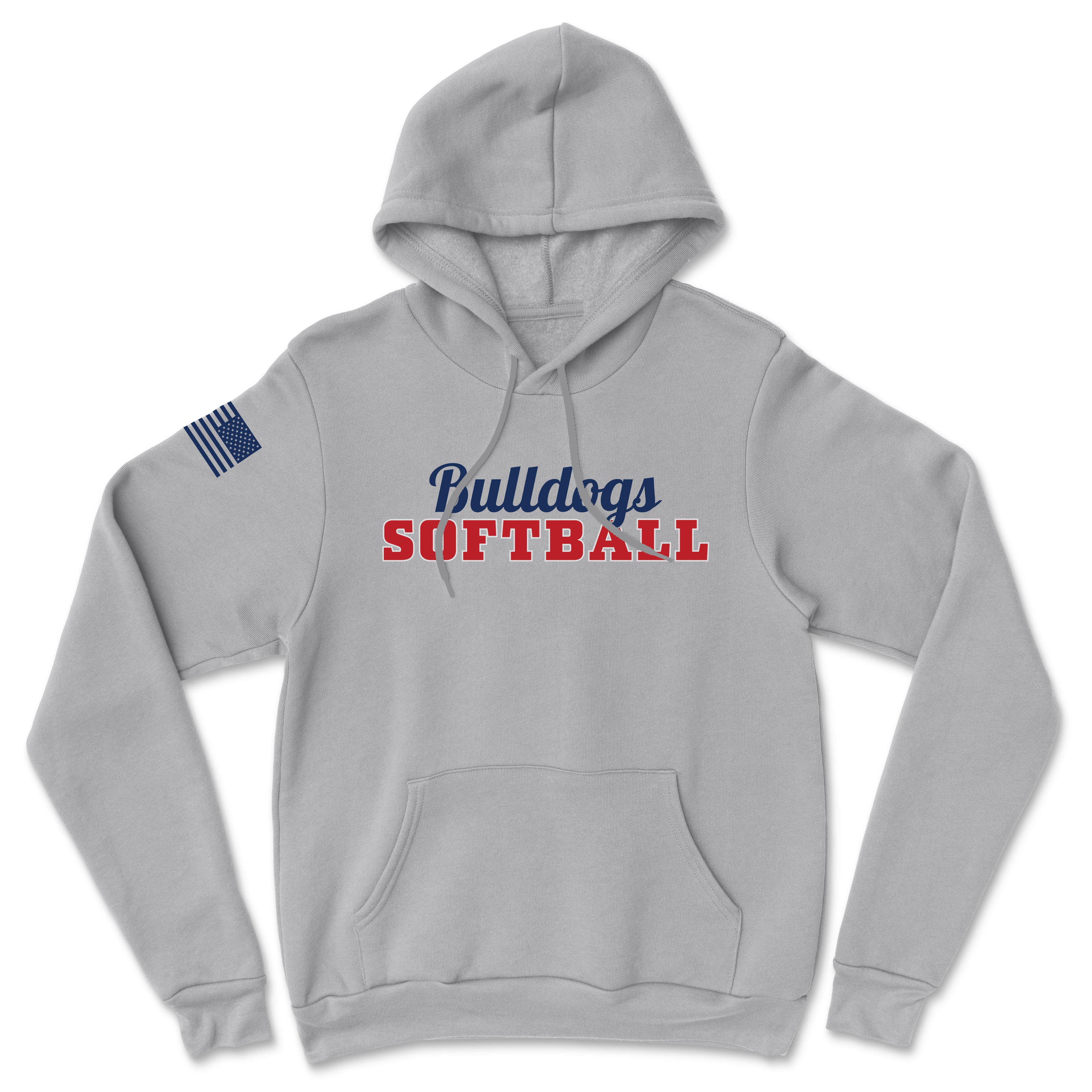 Unisex Bulldogs Softball Heavy Blend Hoodie