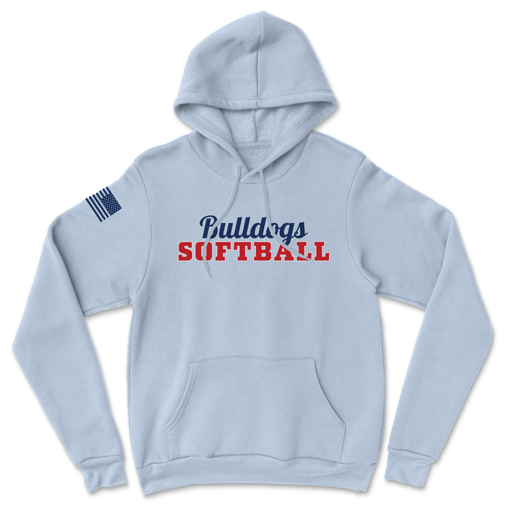 Unisex Bulldogs Softball Heavy Blend Hoodie