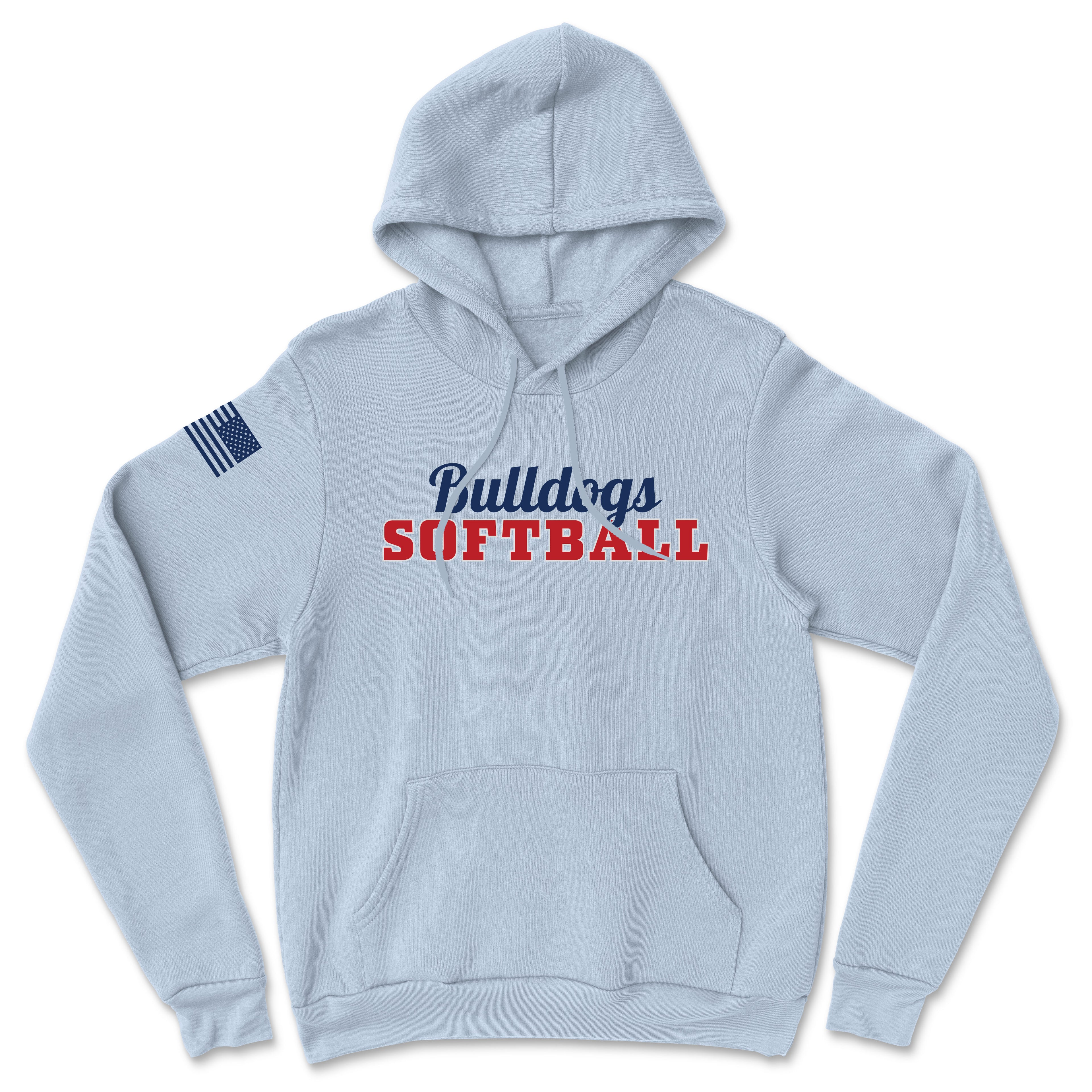 Unisex Bulldogs Softball Heavy Blend Hoodie