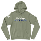 Unisex Bulldogs Softball Heavy Blend Hoodie