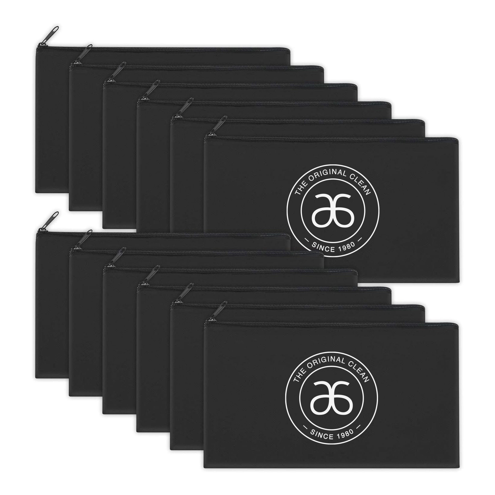 Original Clean Canvas Zippered Fizz Pouch - 10 Pack