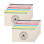 Original Clean Canvas Zippered Fizz Pouch - 10 Pack