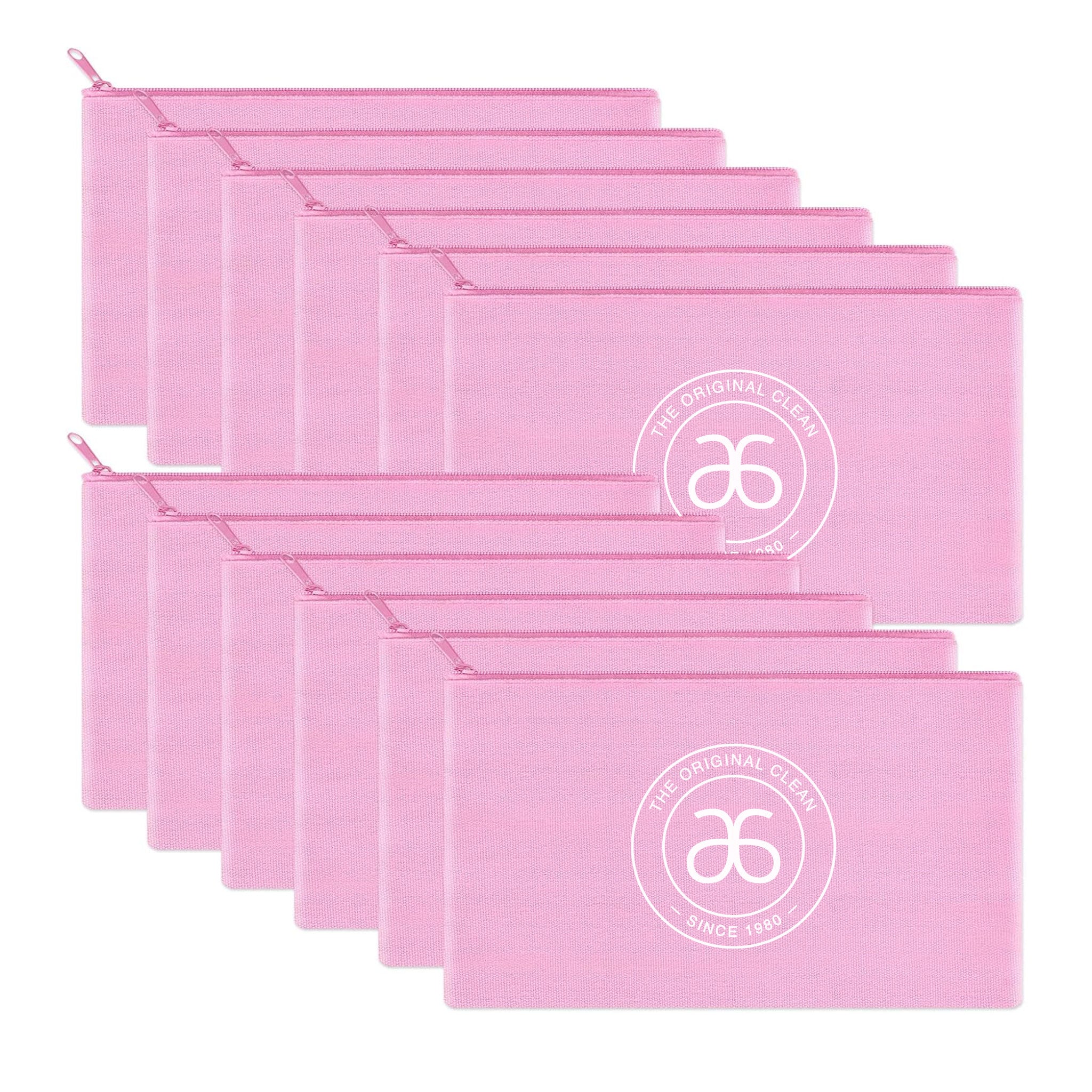 Original Clean Canvas Zippered Fizz Pouch - 10 Pack