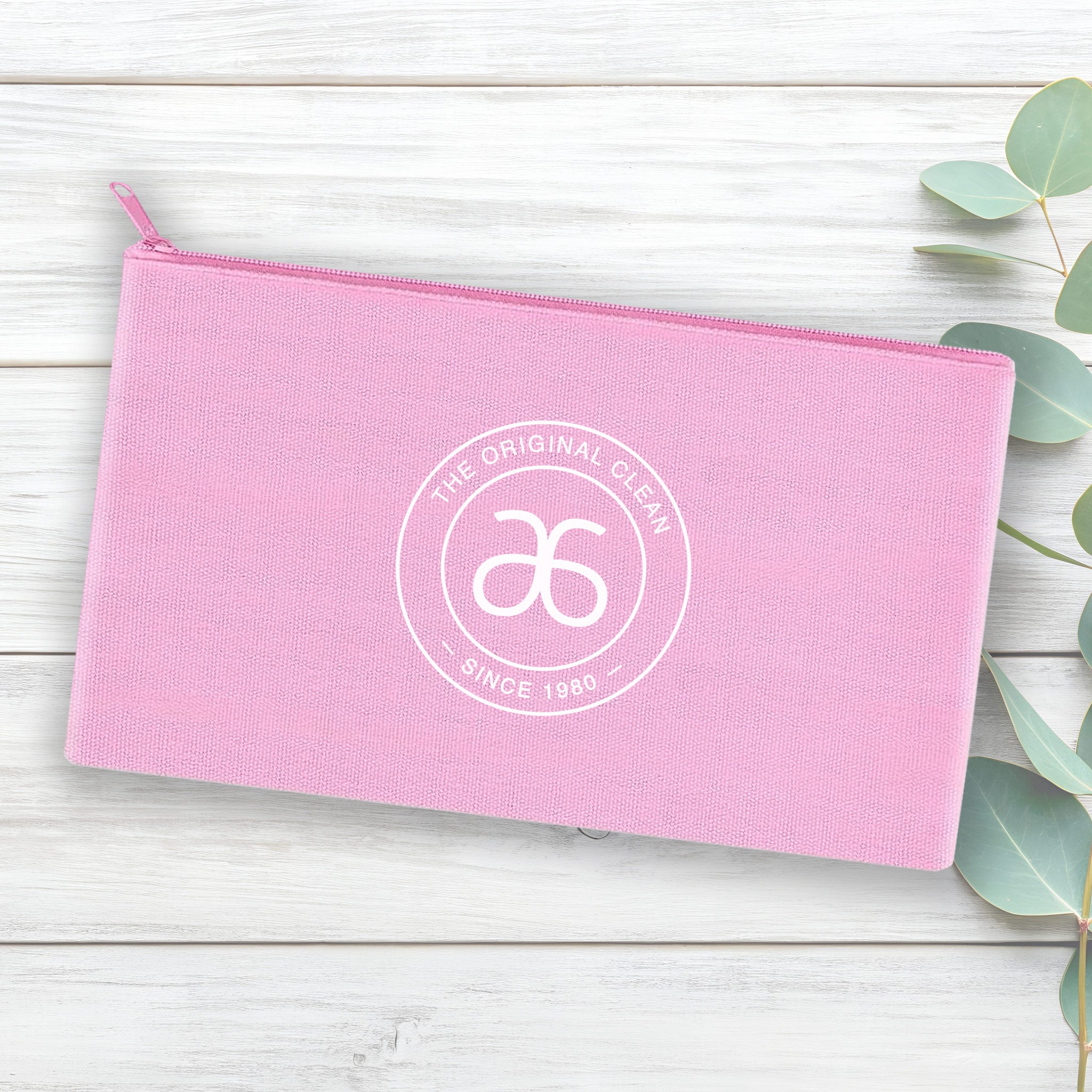 Original Clean Canvas Zippered Fizz Pouch - Single