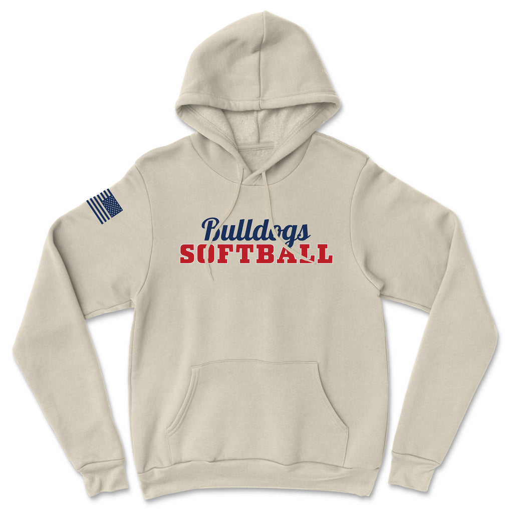 Unisex Bulldogs Softball Heavy Blend Hoodie