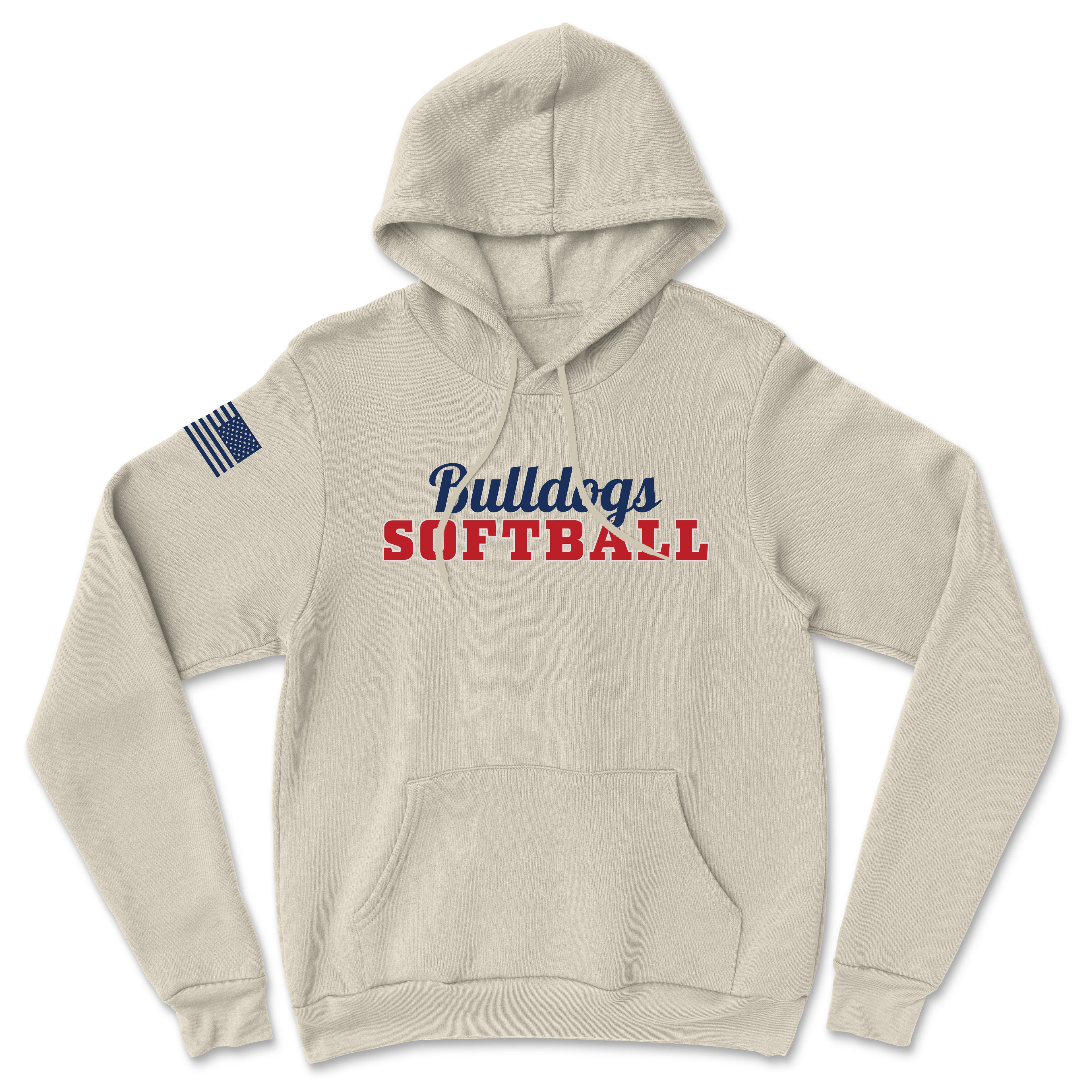 Unisex Bulldogs Softball Heavy Blend Hoodie