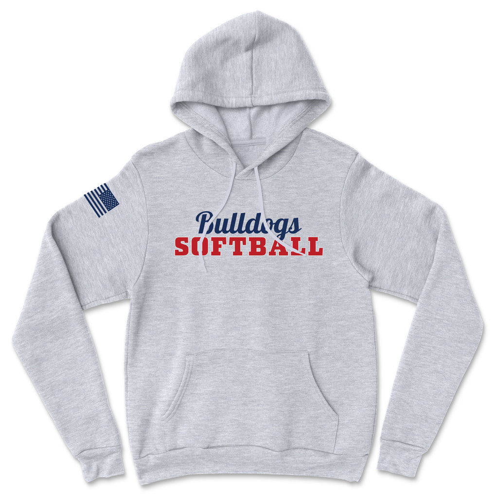 Unisex Bulldogs Softball Heavy Blend Hoodie