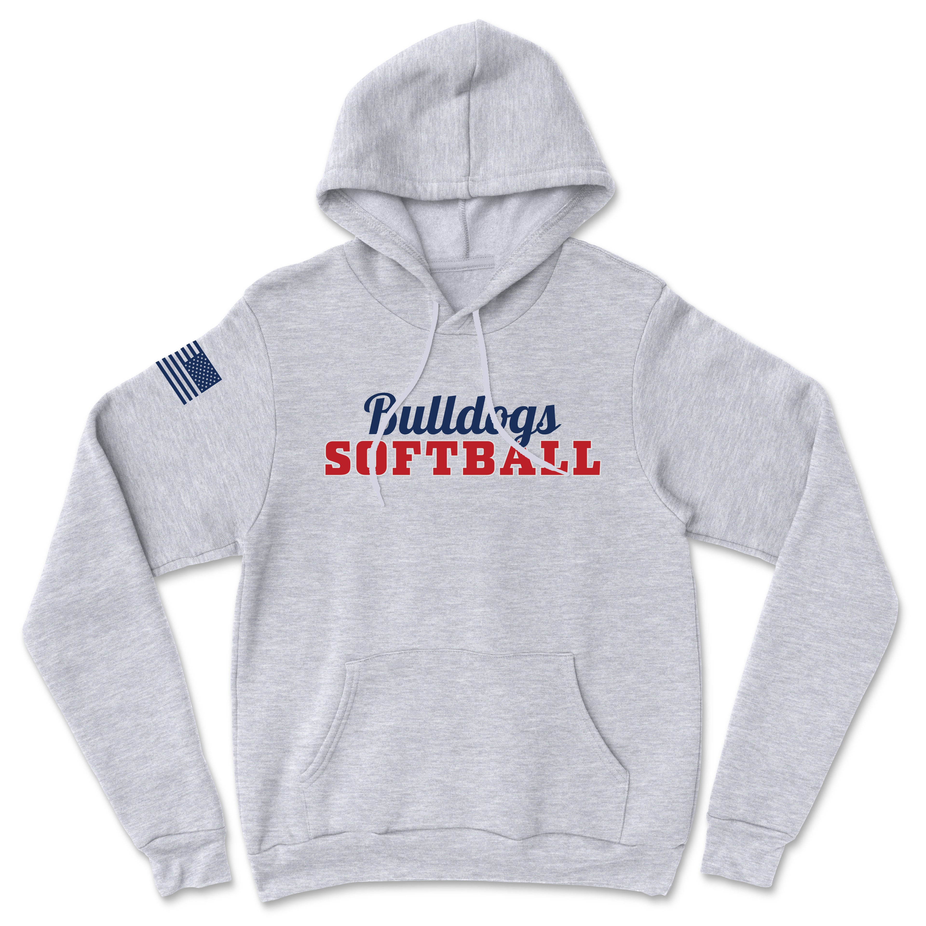 Unisex Bulldogs Softball Heavy Blend Hoodie