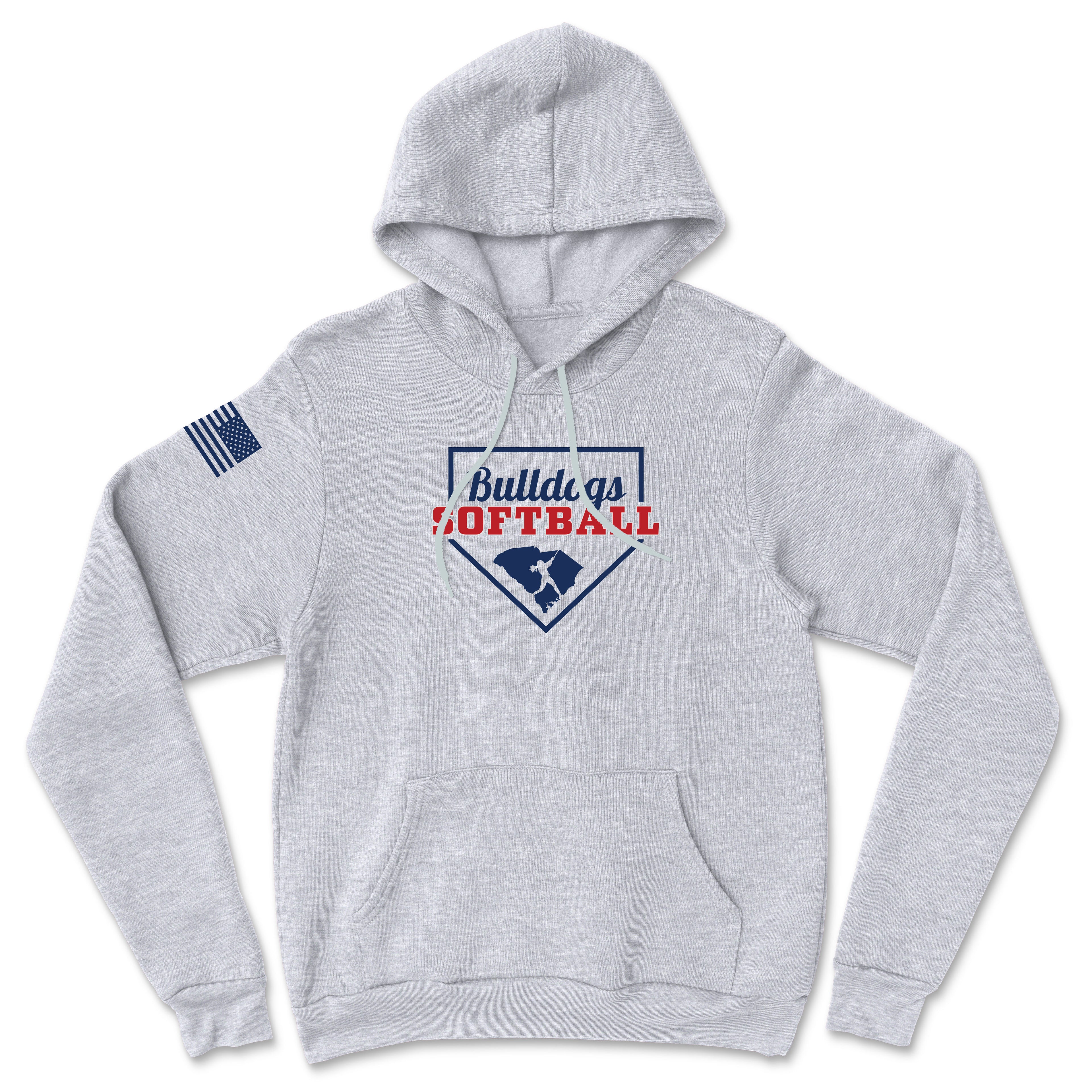 Unisex Bulldogs Softball Base Softstyle® Midweight Hoodie
