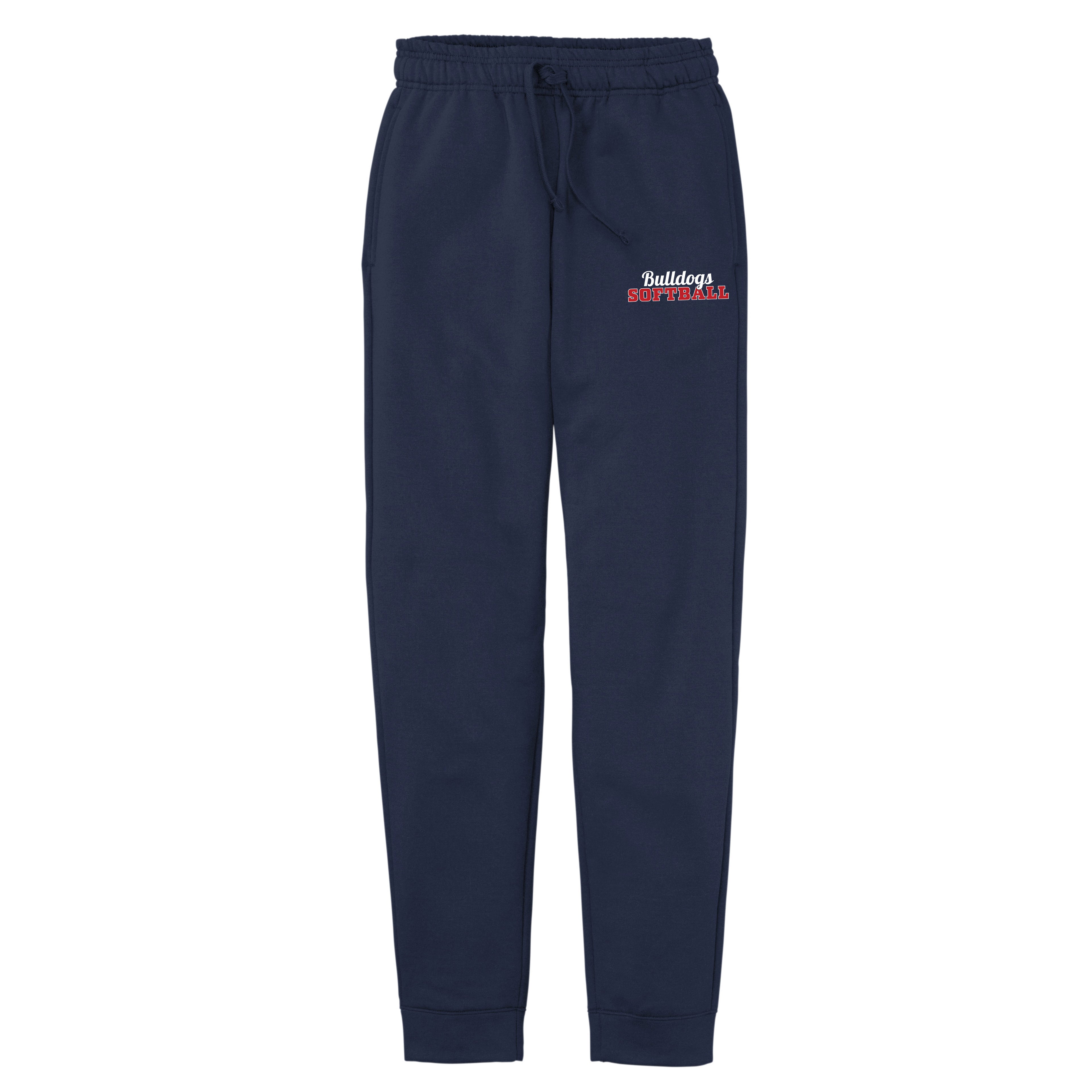 Unisex Bulldogs Softball Fleece Jogger