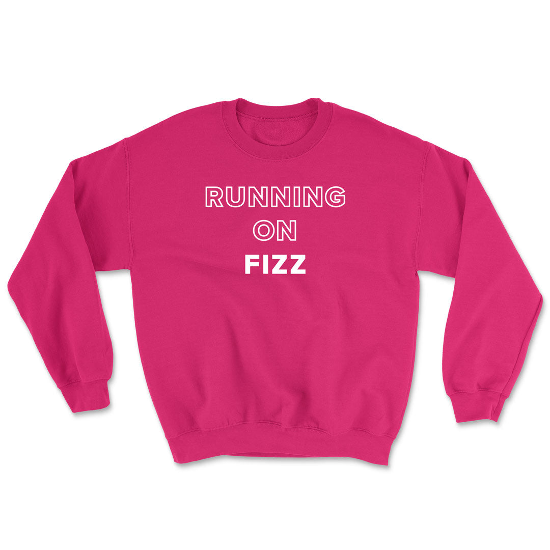 Running on Fizz Heavy Blend Crewneck Sweatshirt