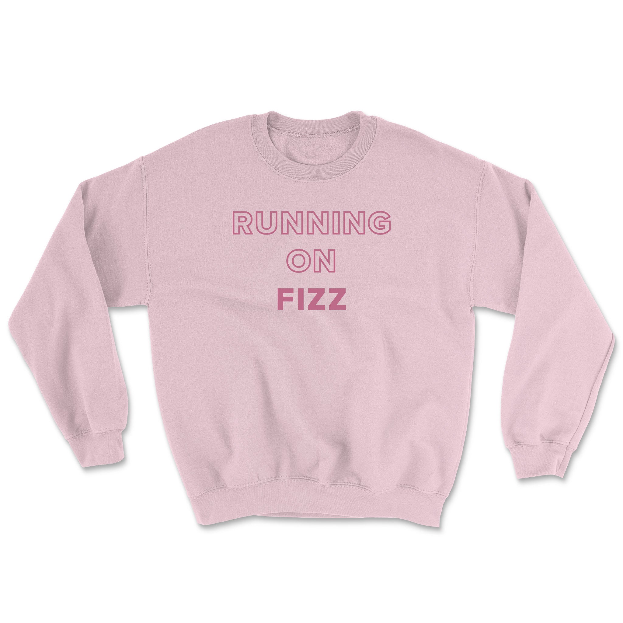 Running on Fizz Heavy Blend Crewneck Sweatshirt