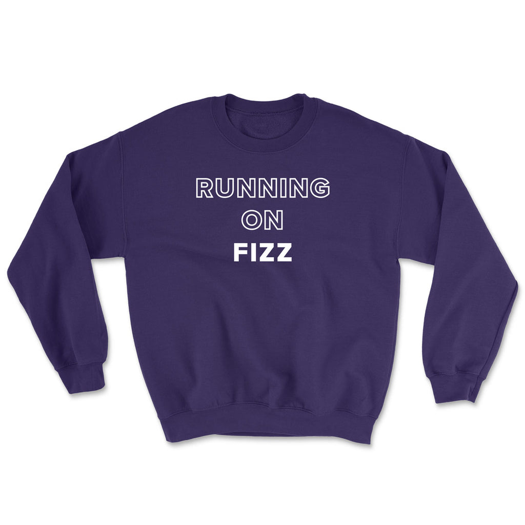 Running on Fizz Heavy Blend Crewneck Sweatshirt