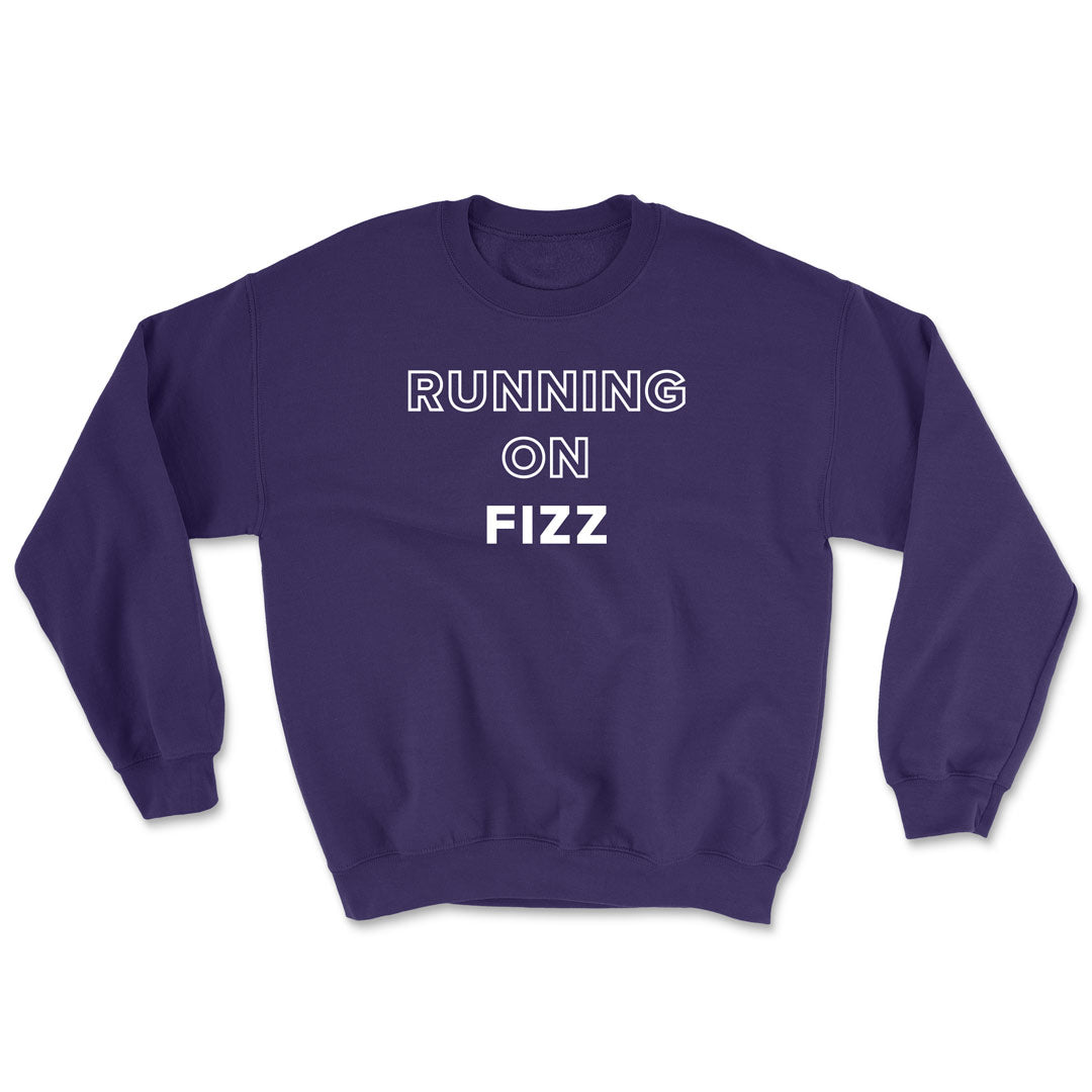 Running on Fizz Heavy Blend Crewneck Sweatshirt