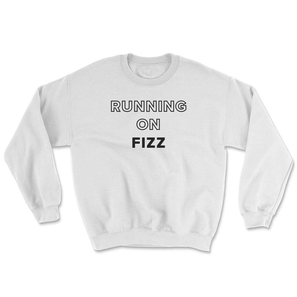 Running on Fizz Heavy Blend Crewneck Sweatshirt