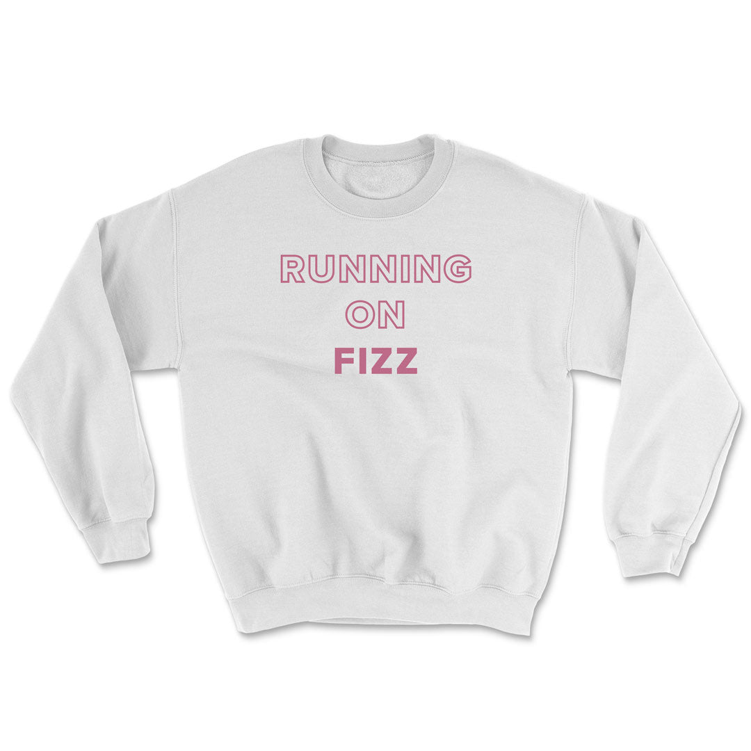 Running on Fizz Heavy Blend Crewneck Sweatshirt