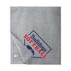 Bulldogs Softball Fleece Stadium Blanket